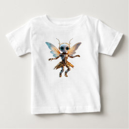 Camiseta Doce Menina Formiga Robô Dançante Pixie