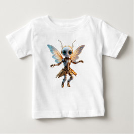 Camiseta Doce Menina Formiga Robô Dançarino Pixie