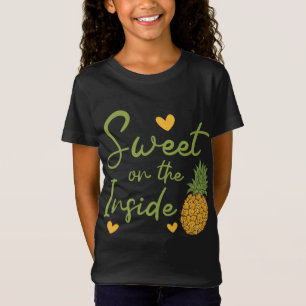 Camiseta Doce Na Fruta Tropical De Lover De Abacaxi Dentro