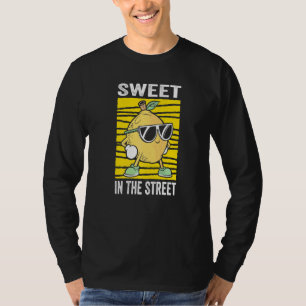 Camiseta Doce Na Rua Para Um Chefe De Quiosque De Limonada