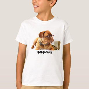 Camiseta Doce para Crianças HAMbWG - Bulldog