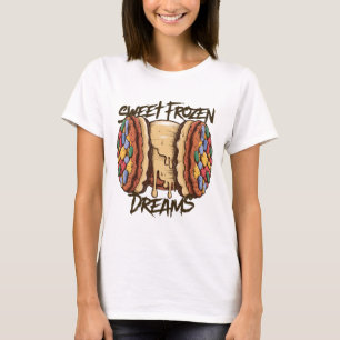Camiseta Doce para o sorvete congelado