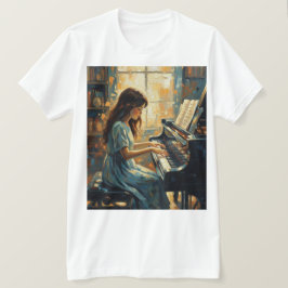 Camiseta Doce Presente Musical para Crianças, Amantes de Mú