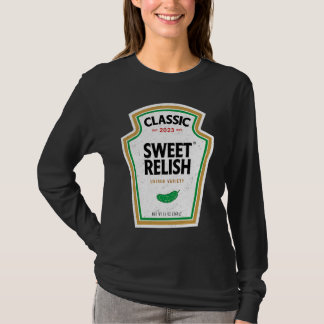 Camiseta Doce Relish DIY Halloween Condimento Picles Verde