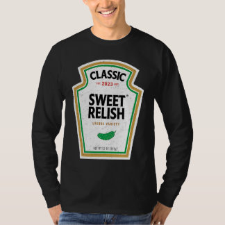Camiseta Doce Relish DIY Halloween Condimento Picles Verde