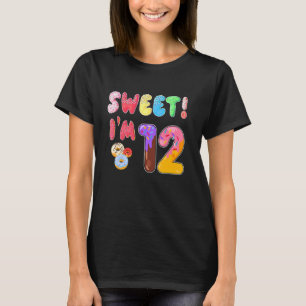 Camiseta Doce Rosquinha É meu aniversário de 12 anos