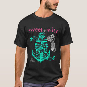 Camiseta Doce Salty Anchor Preppy Sereia Attitude Sul