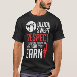 Camiseta Doce Sangue Respeite taekwondo judo