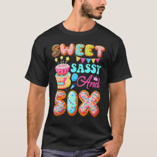 Camiseta Doce Sassy e 6 de 6 anos