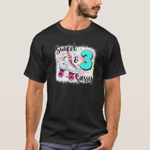 Camiseta Doce Sassy E Três Aniversários Para Raparigas Skat