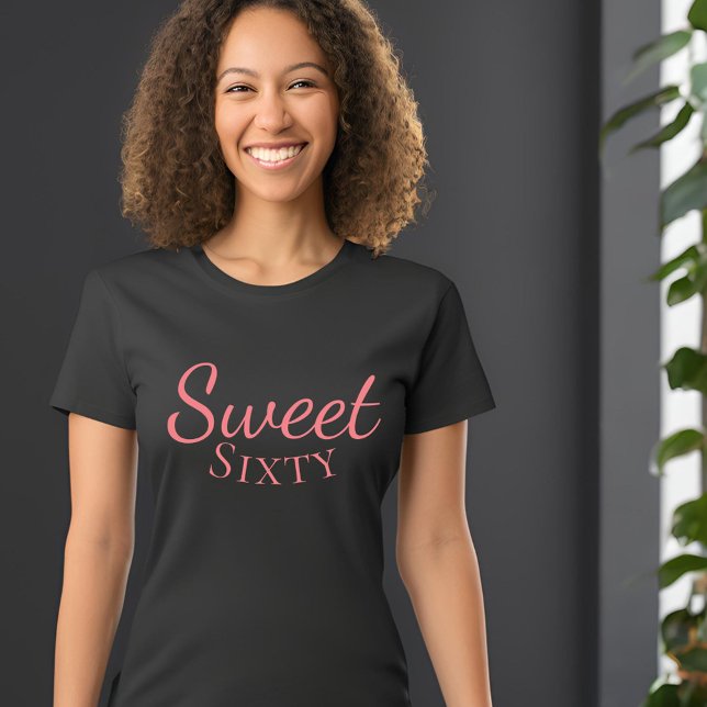Camiseta Doce Sessenta e Engraçado 60º aniversário (Criador carregado)