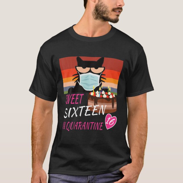 Camiseta Doce Sessenta Em Quarentena, Aniversário De 16 Ano (Frente)