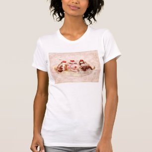 Camiseta Doce - Sorvete - Banana split