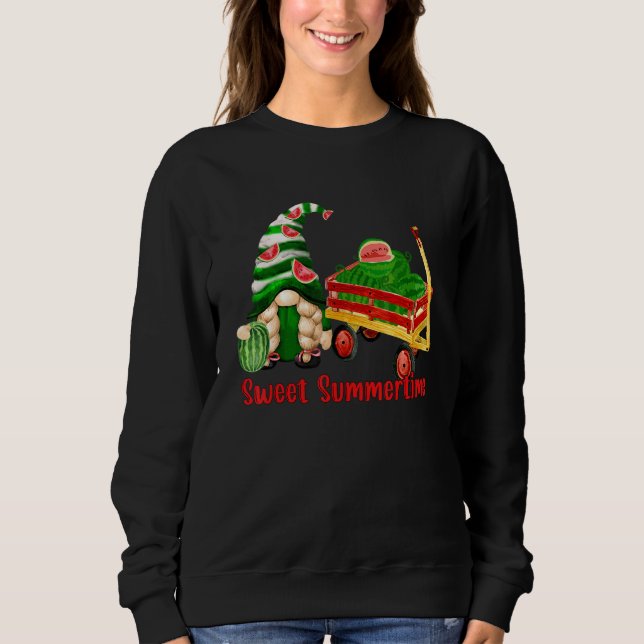 Camiseta Doce Summertime Gnome Watermelon Fruta (Frente)