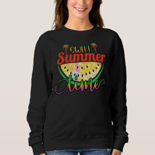 Camiseta Doce Summertime Watermelon Palm Tree Summer