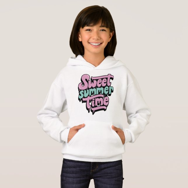 Camiseta Doce Tempo de Verão Retrô (Frente Completa)