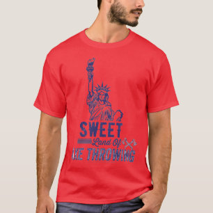 Camiseta Doce terra do machado jogando machado patriótico 1