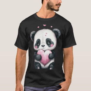 Camiseta Doce Urso Panda Dia de os namorados 4