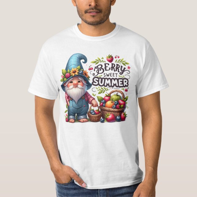 Camiseta Doce verão de frutas silvestres  (Frente)