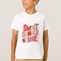 Doce Verão Tempo Coquette Morango Retro Praia 