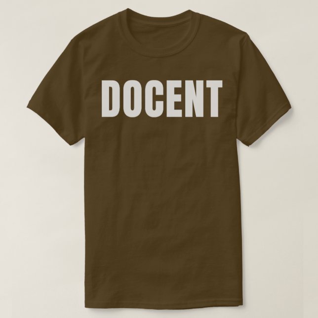Camiseta Docente Engraçado Profissão De Cargo Aniversário I (Frente do Design)