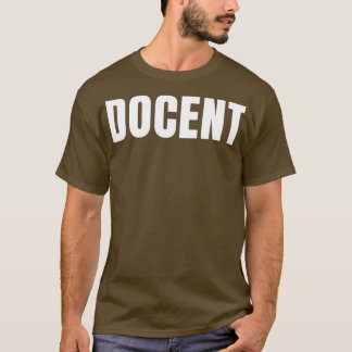 Camiseta Docente Engraçado Profissão De Cargo Aniversário I