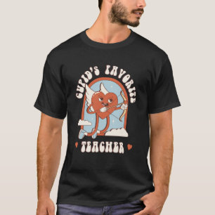 Camiseta Docente favorito do professor Red Heart Teacher's 