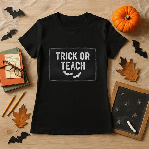 Camiseta Docente Ou Ensino Do Primeiro Grau De Halloween