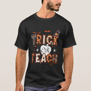 Camiseta Docente Ou Ensino Engraçado Professor Halloween Pu