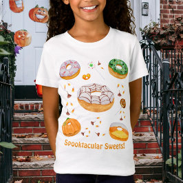 Camiseta Doces Assombrosos de Aquarela! Doces de Halloween