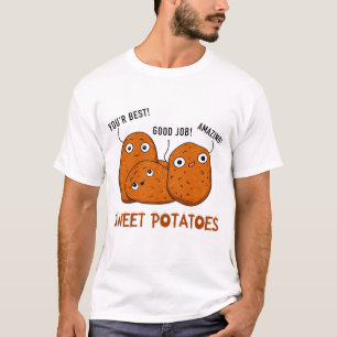Camiseta Doces Batatas Engraçadas