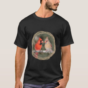 Camiseta Doces Cardinais Vermelhos Presentes Para Vigia De