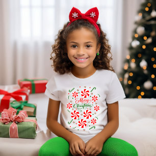 Camiseta Doces de hortelã-pimenta de Natal