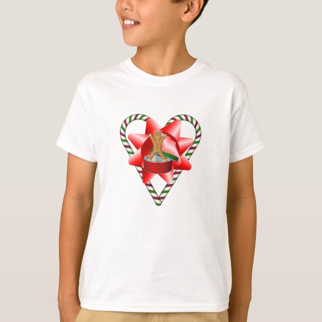 Camiseta Doces de Natal Cana-de-Coração (Frente)