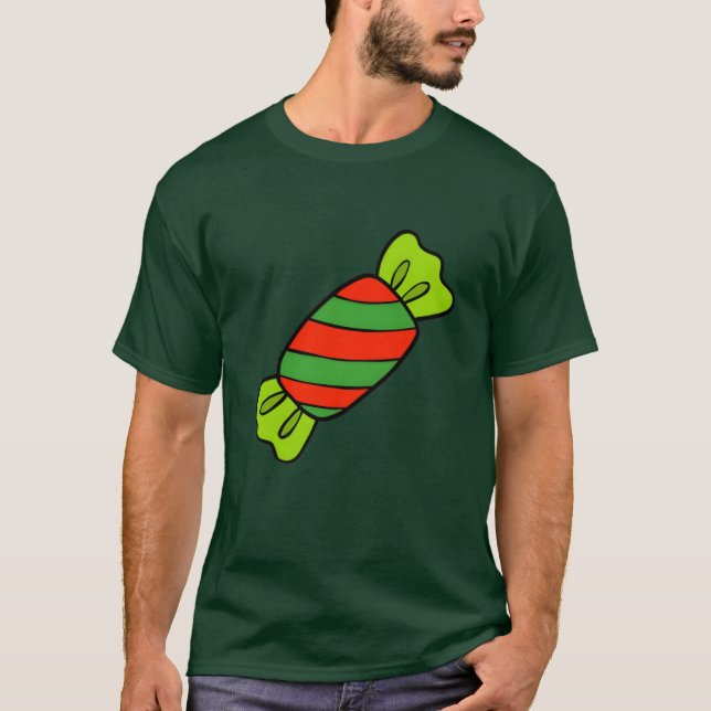 Camiseta Doces de Natal engraçado (Frente)