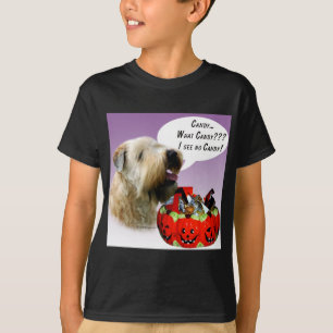 Camiseta Doces de Terrier Halloween, De Roda Revestida Maci