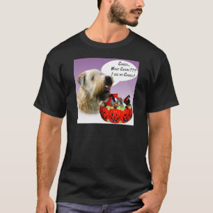 Camiseta Doces de Terrier Halloween, De Roda Revestida Maci