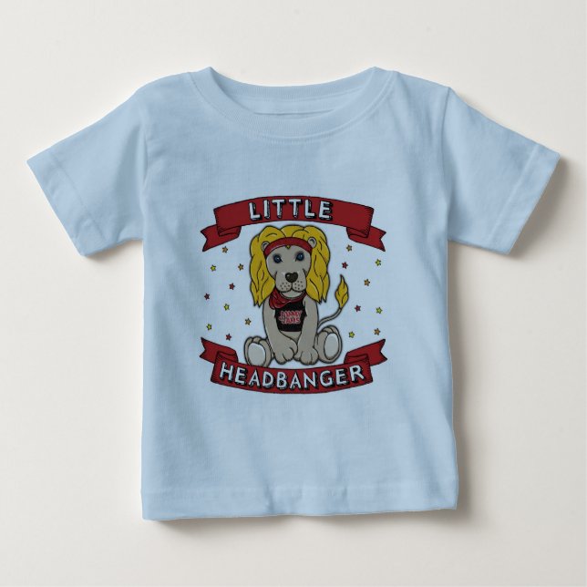 Camiseta Doces Jammy - "Headbanger pequeno " (Frente)