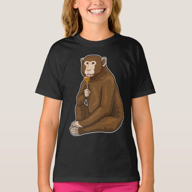 Camiseta Doces Monkey Lollipop (Frente)