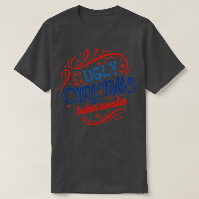 Camiseta Docinho de Natal Feio Ideia (Frente do Design)