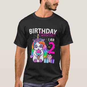 Camiseta Docinho do aniversário de criança (Tema Unicórn do