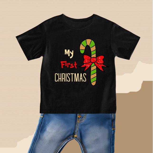 Camiseta Docinho doce de Natal Bebê Roupa (Criador carregado)