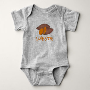 Camiseta Docinho Laranja Batata Doce Batata Foodie Yam
