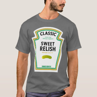 Camiseta Docinho Relish Ketchup Costume Correspondente à mo