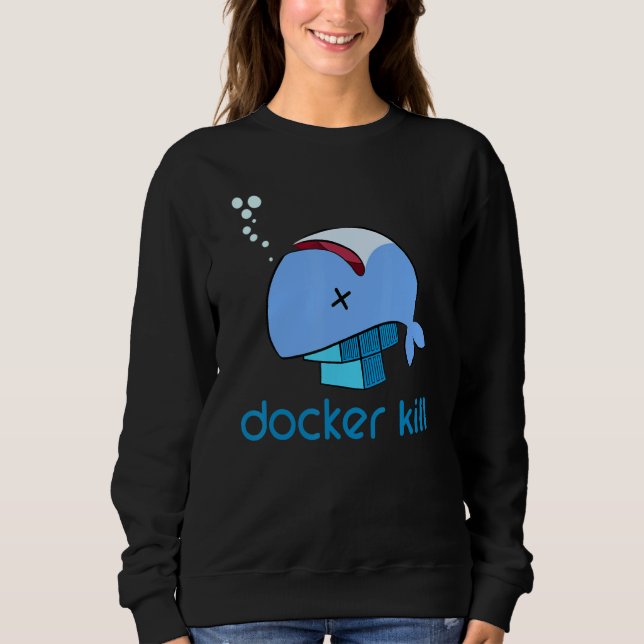 Camiseta Docker Container Linux Devops Programação Codifica (Frente)