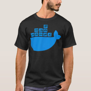 Camiseta Docker Js C Golang Ruby Python Hackathon Tech