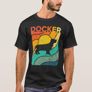 Camiseta Docker Vintage Sunset Mãe Pai
