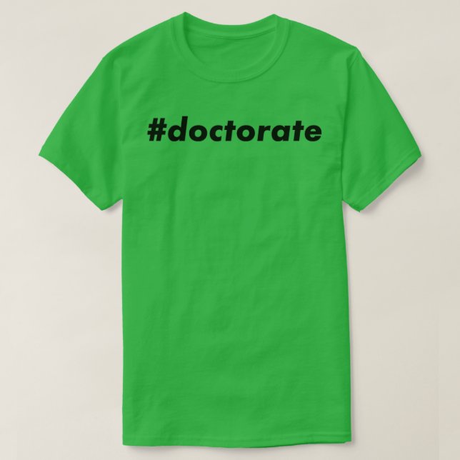 Camiseta doctorate 2 (Frente do Design)