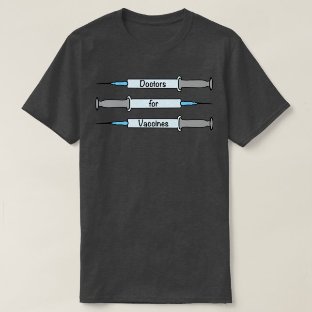 Camiseta Doctors for Vaccines 2 (Frente do Design)