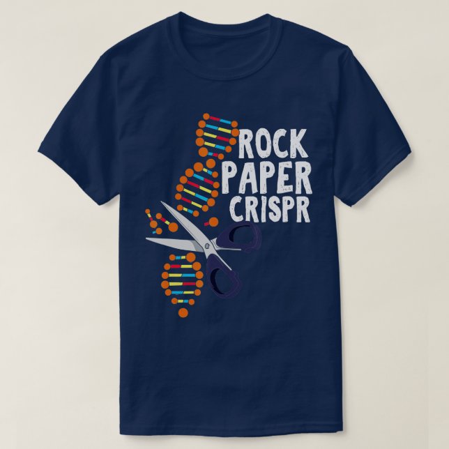 Camiseta Documento Rock Crisper DNA Biologista Engenheiro G (Frente do Design)